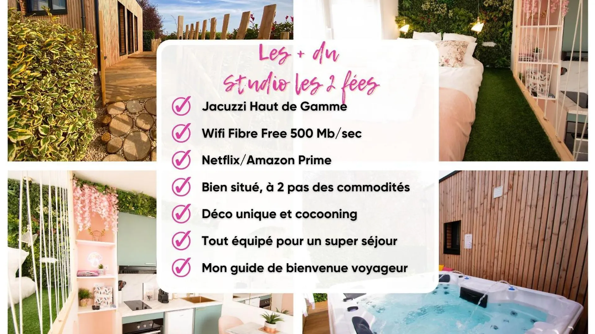 Apartment Studio Les 2 Fees - Jacuzzi - Deco Feerique Montfort-sur-Meu France